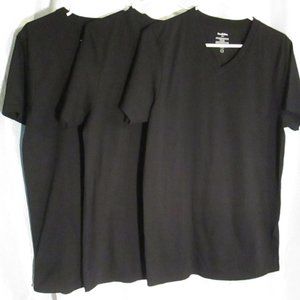 Goodfellow bundle 3 v-neck black tees new/med
